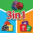 Fuzzy Dice: Puzzle Games 3 in1 Fuzzy Dice: Puzzle Games 3 in1