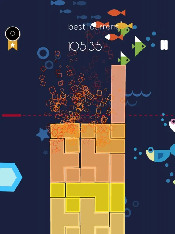 Tangkapan layar Block Crush6! iPad 