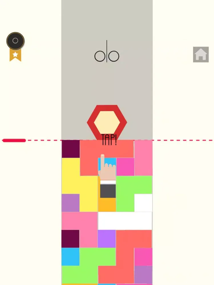 Defend Six-blocks tower hexagon puzzle game iPad  スクリーンショット