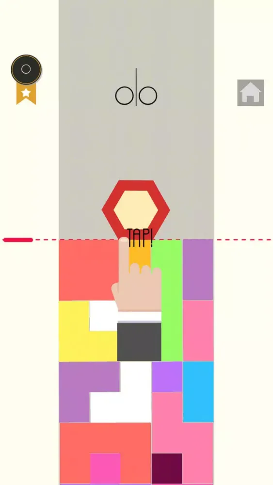 Defend Six-blocks tower hexagon puzzle game スクリーンショット
