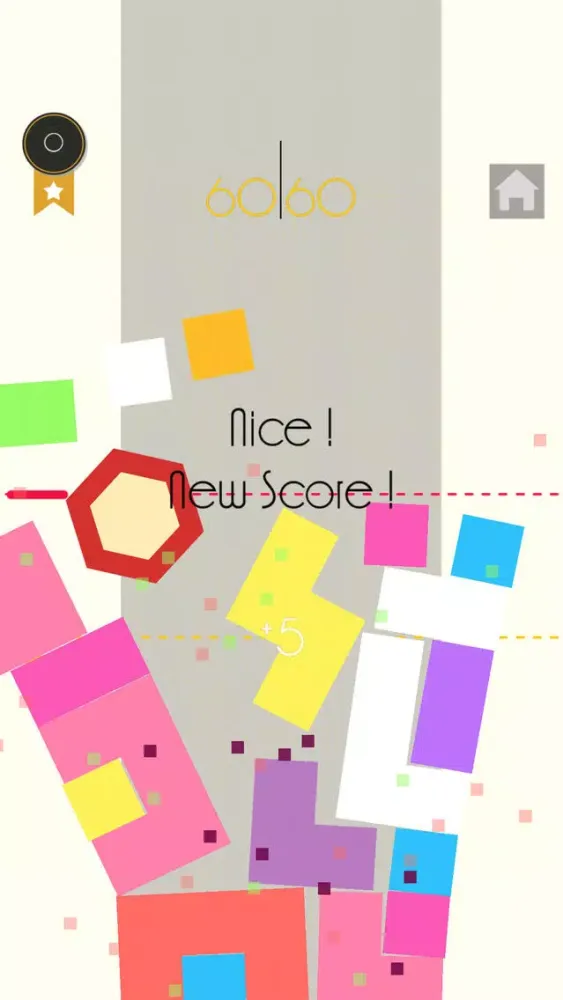 Defend Six-blocks tower hexagon puzzle game スクリーンショット