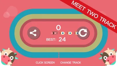 Meet Two Track-two cars battle 스크린샷