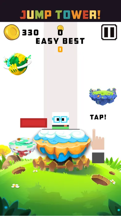 Capturas de pantalla de Ring Tower!-step block go up