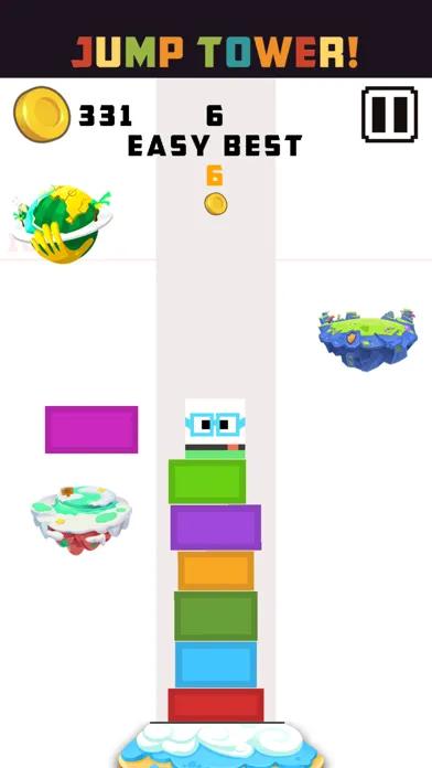 Capturas de pantalla de Ring Tower!-step block go up