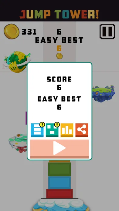Capturas de pantalla de Ring Tower!-step block go up