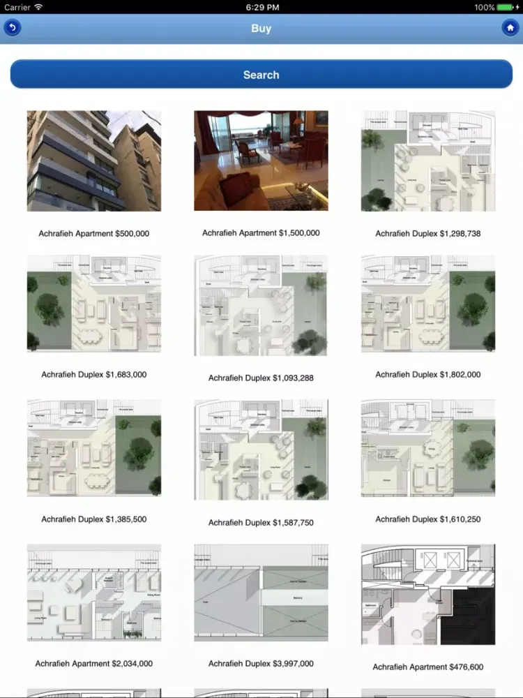 Capturas de pantalla de Ashrafieh Real Estate iPad 