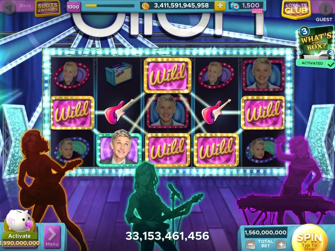 Capturas de pantalla de Ellen's Road to Riches Slots iPad 