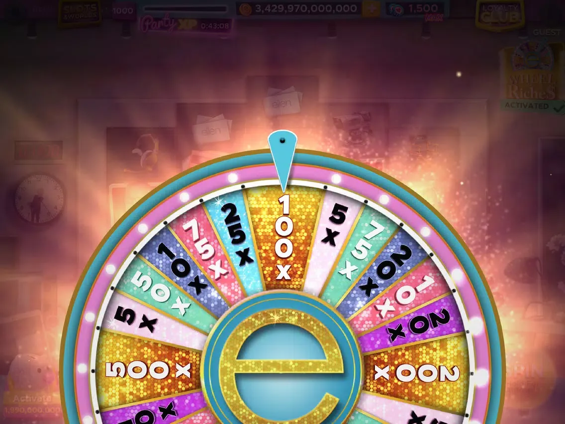 Capturas de pantalla de Ellen's Road to Riches Slots iPad 