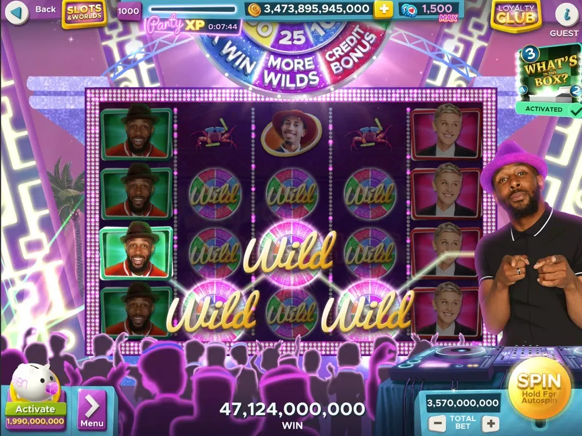 Capturas de pantalla de Ellen's Road to Riches Slots iPad 