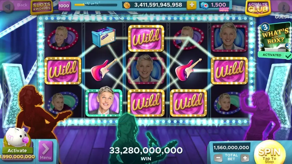 Capturas de pantalla de Ellen's Road to Riches Slots