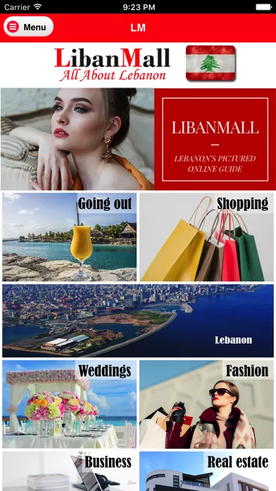 Zrzuty ekranu LibanMall All about Lebanon