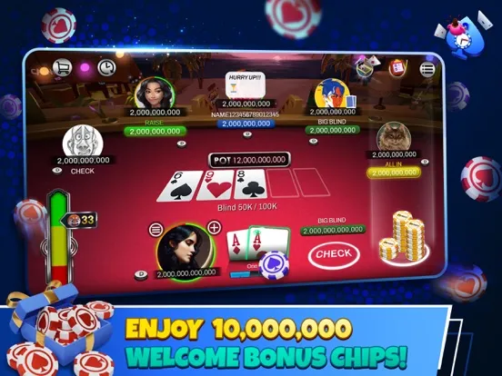 ภาพหน้าจอของ Poker Hour iPad 