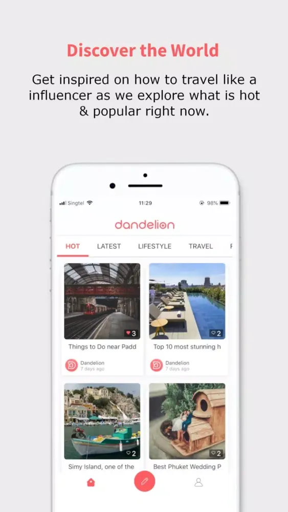 Скриншоты Dandelion: Lifestyle Community