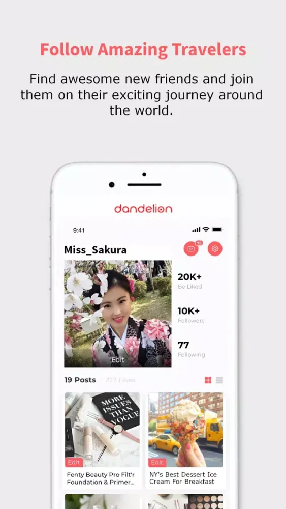 Скриншоты Dandelion: Lifestyle Community