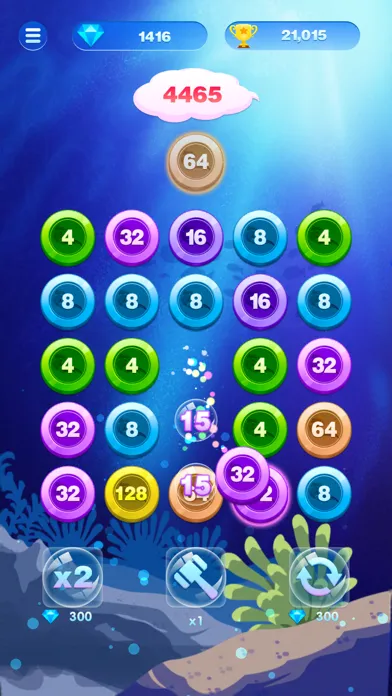 تصاویر Bubble 2048: Ocean Match
