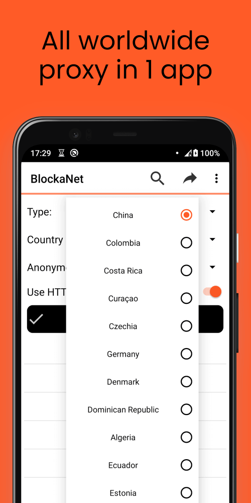 BlockaNet: Proxy List-screenshot-2