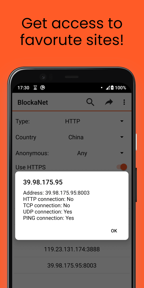 BlockaNet: Proxy List-screenshot-4