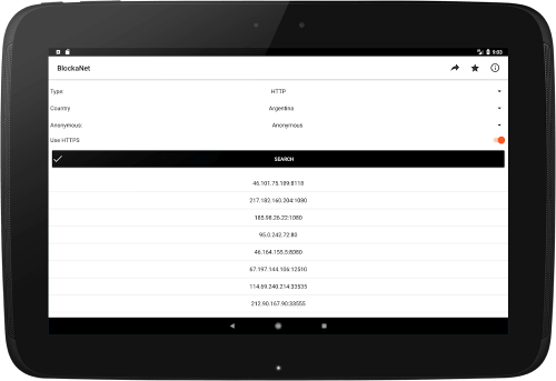 BlockaNet: Proxy List-screenshot-5