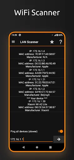 Скриншоты IP Tools: WiFi Analyzer