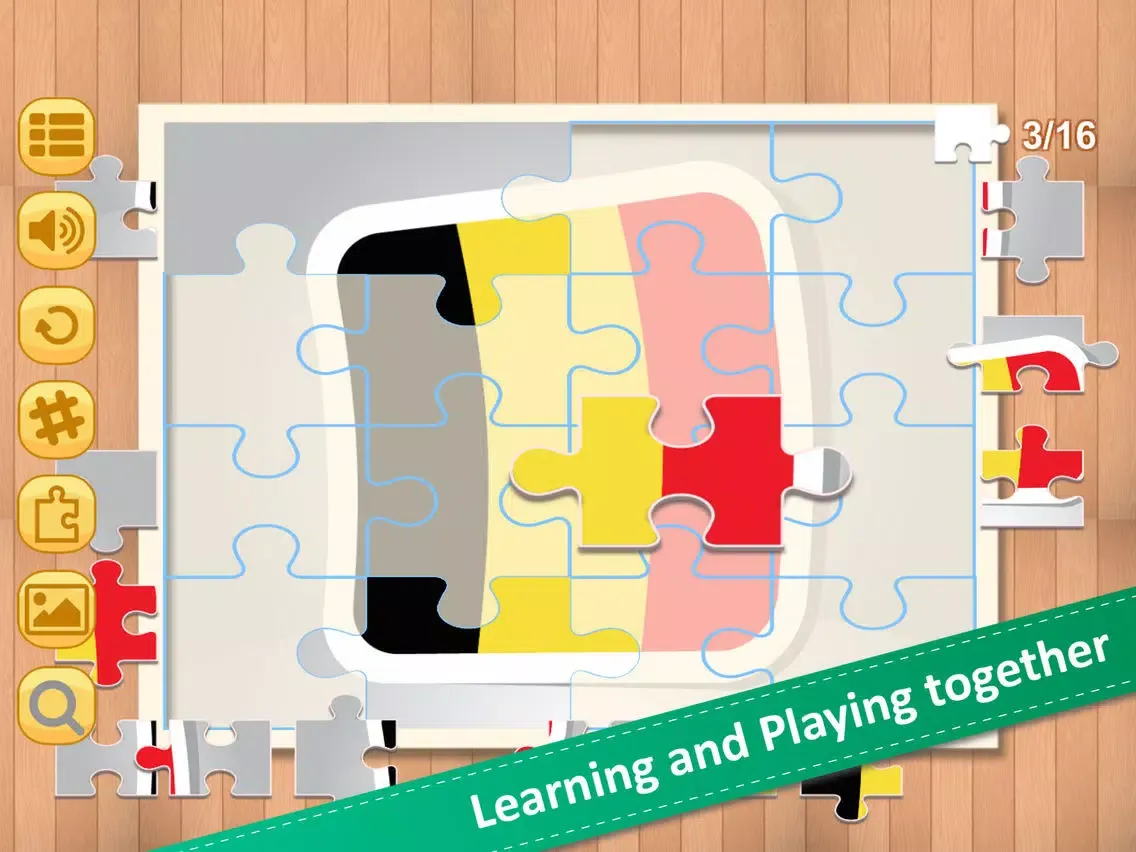 Capturas de tela do Jigsaw Puzzle National Flag AB iPad 