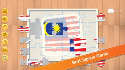 Jigsaw Puzzle National Flag JM Screenshots