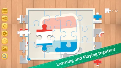 Jigsaw Puzzle National Flag JM Screenshots