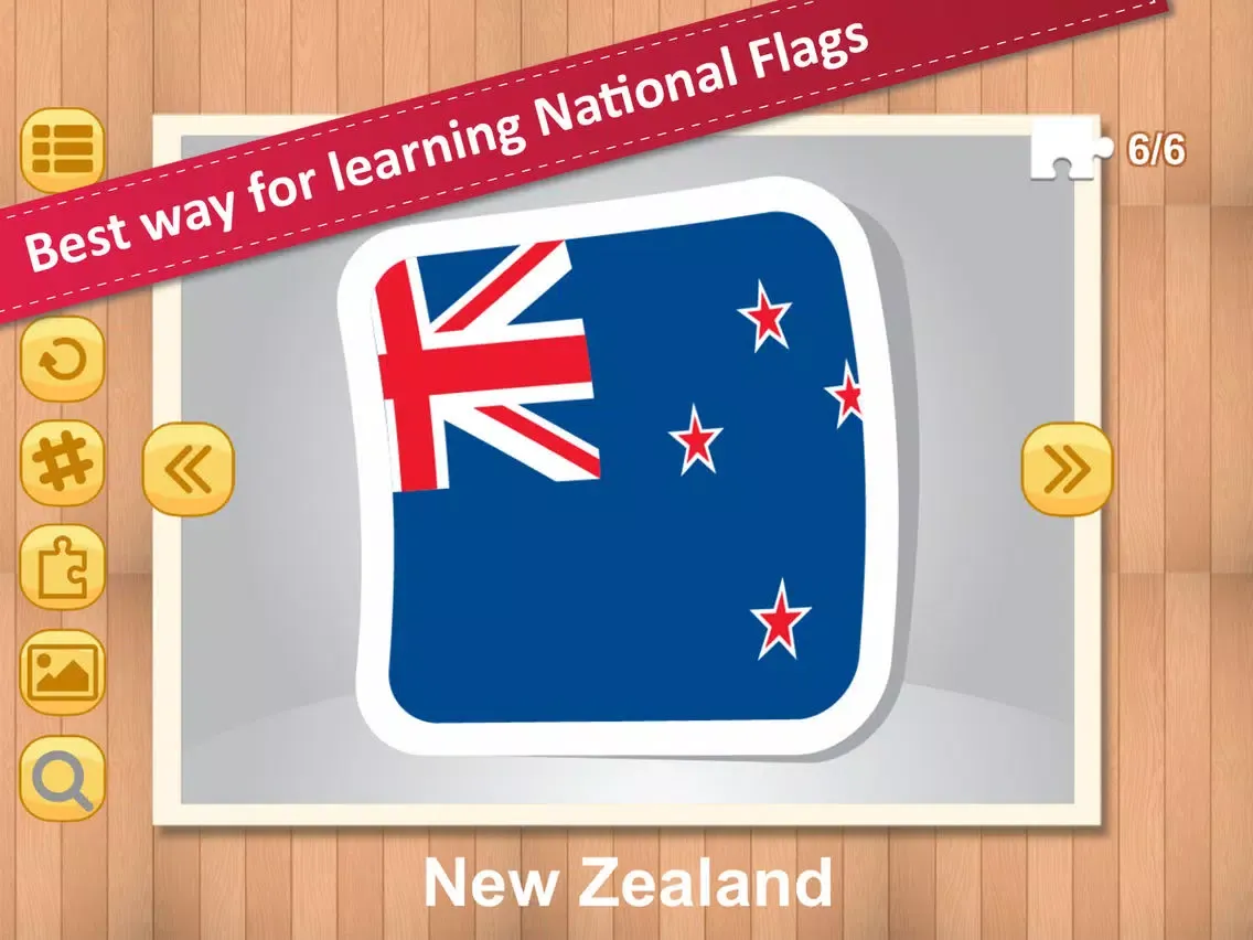 Capturas de pantalla de Jigsaw Puzzle National Flag SZ iPad 