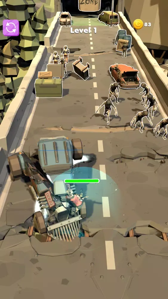 Capturas de tela do Highway Mayhem