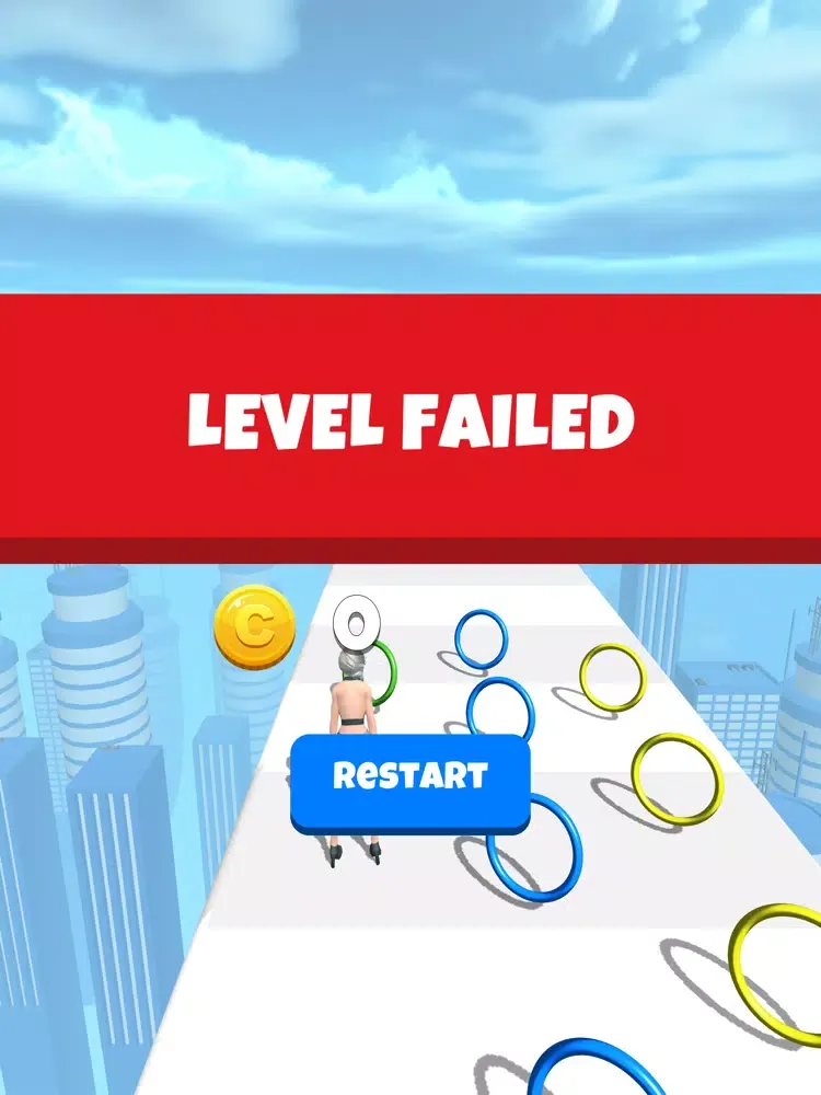 Tangkapan skrin Hoop Runner 3D iPad 