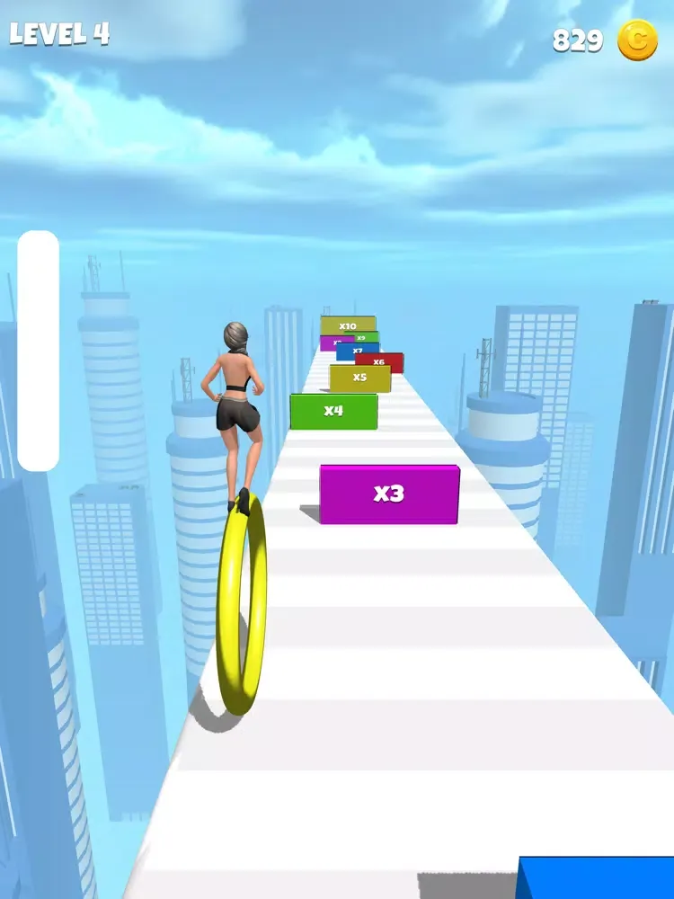 Tangkapan skrin Hoop Runner 3D iPad 