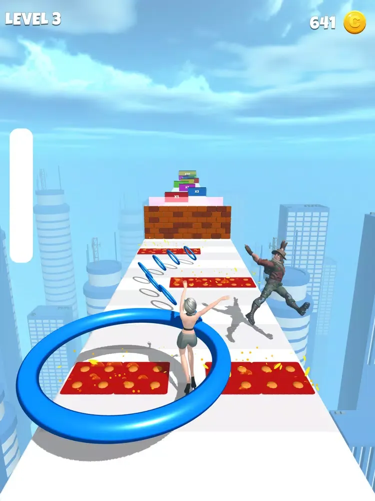 Tangkapan skrin Hoop Runner 3D iPad 