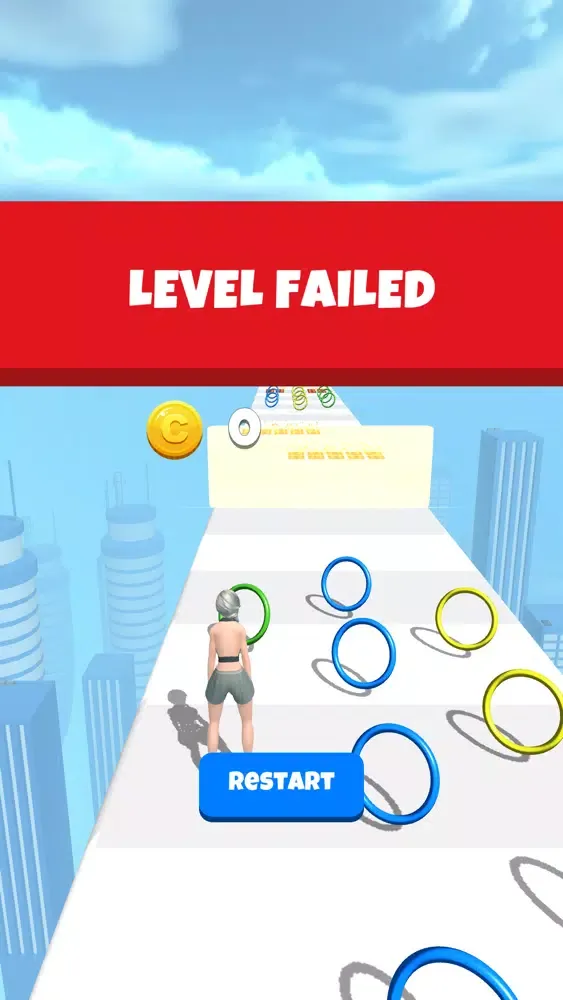 Tangkapan skrin Hoop Runner 3D