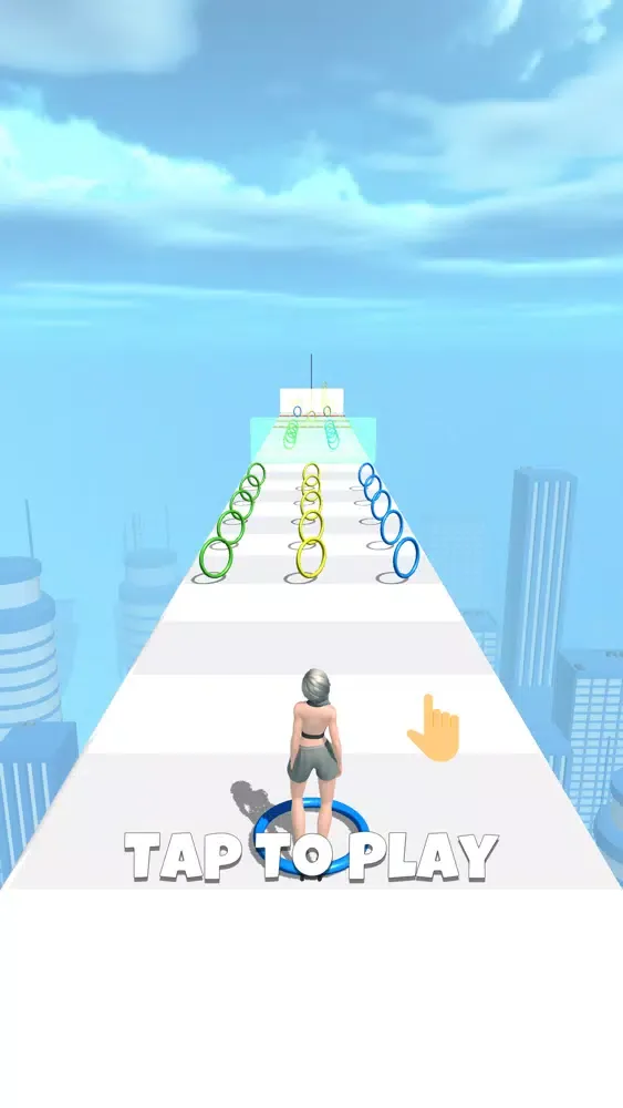 Tangkapan skrin Hoop Runner 3D