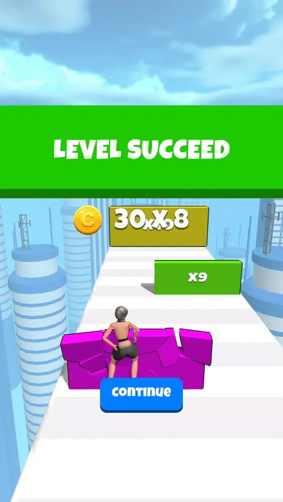 Tangkapan skrin Hoop Runner 3D