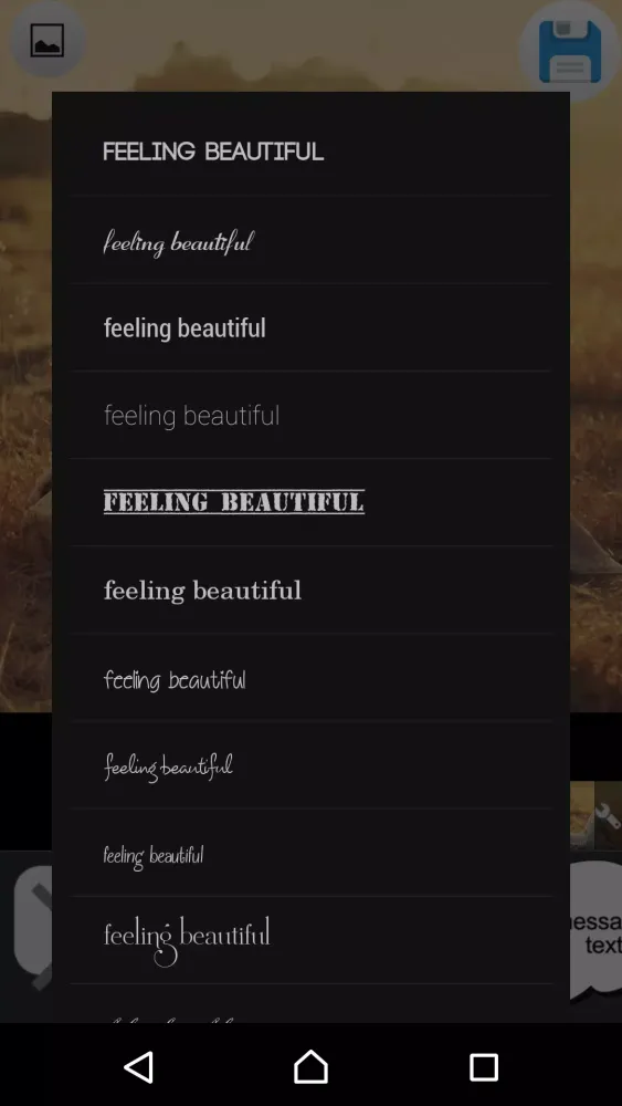 Capturas de pantalla de Text on Photos