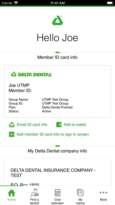 Delta Dental Mobile App স্ক্রিনশট