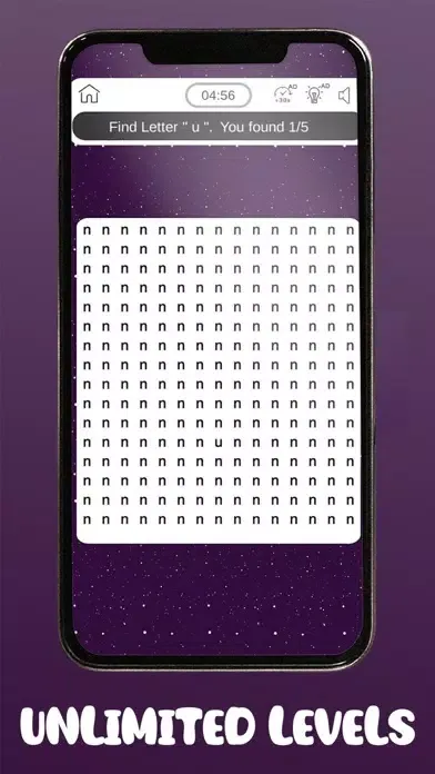 Find The Letter - Focus Game 스크린샷