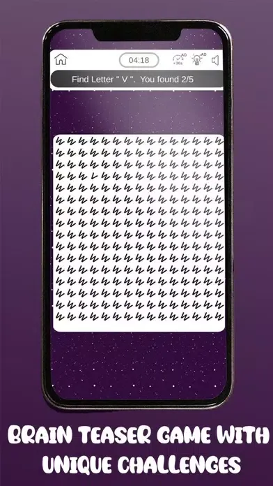 Find The Letter - Focus Game 스크린샷