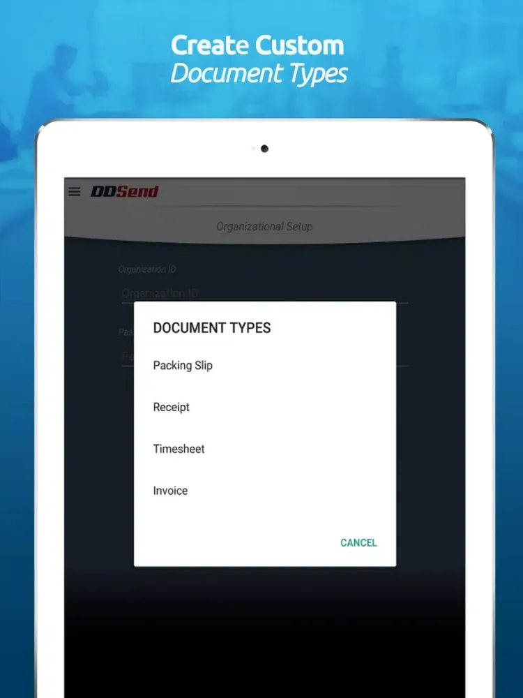 DocuDriven DDSend iPad  Ekran Görüntüleri