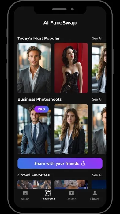 FaceAI - AI Photos & Face Swap স্ক্রিনশট