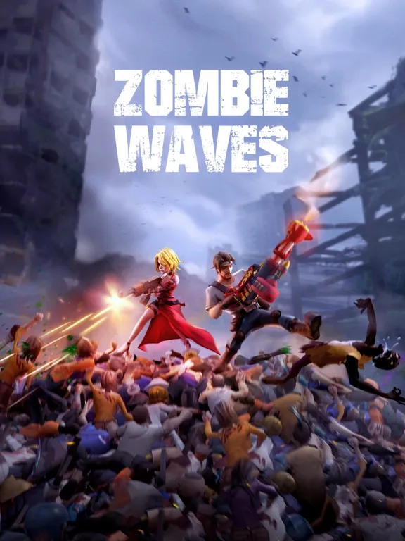 Tangkapan skrin Zombie Waves-shooting game iPad 