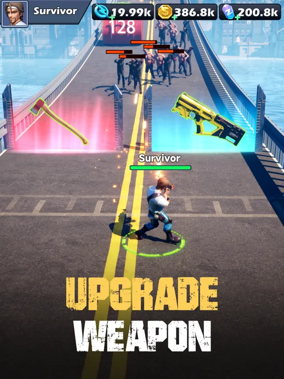 Tangkapan skrin Zombie Waves-shooting game iPad 