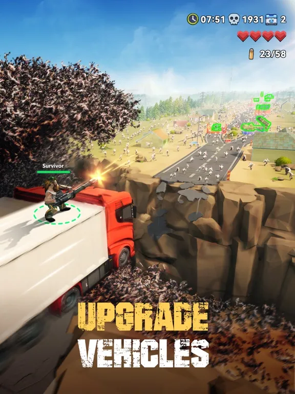 Tangkapan skrin Zombie Waves-shooting game iPad 