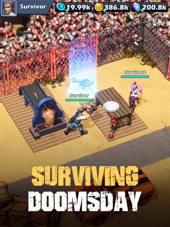 Tangkapan skrin Zombie Waves-shooting game iPad 