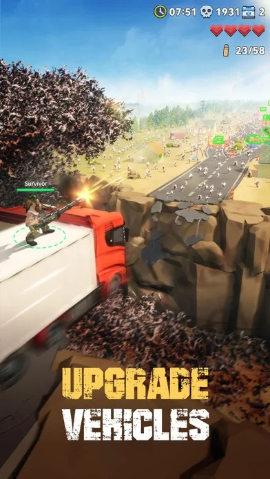 Tangkapan skrin Zombie Waves-shooting game
