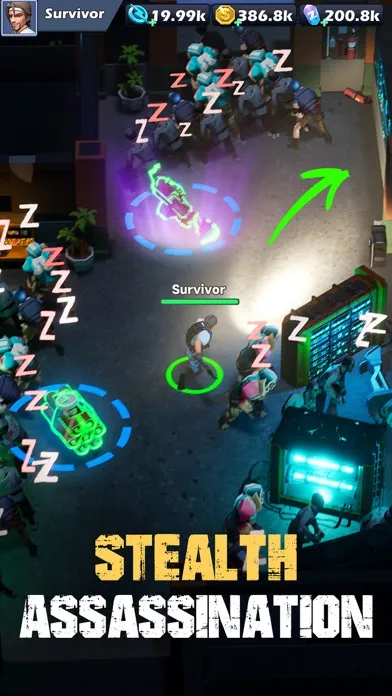 Tangkapan skrin Zombie Waves-shooting game