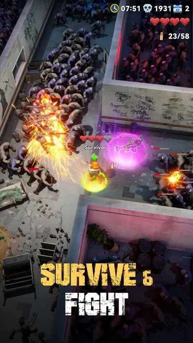 Tangkapan skrin Zombie Waves-shooting game