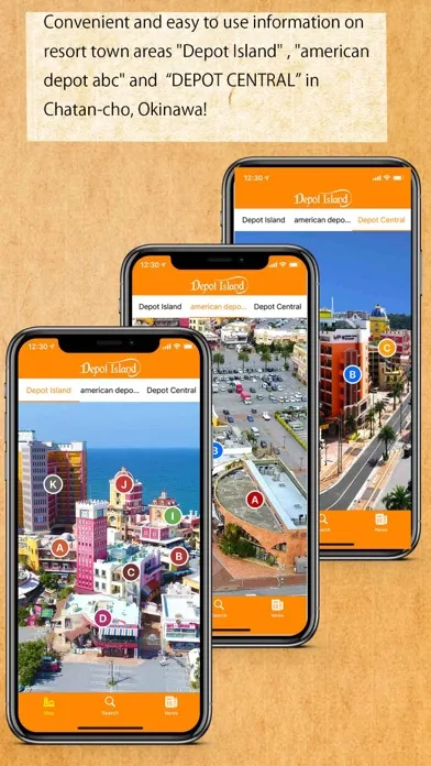 Ảnh chụp màn hình của Depot Island app