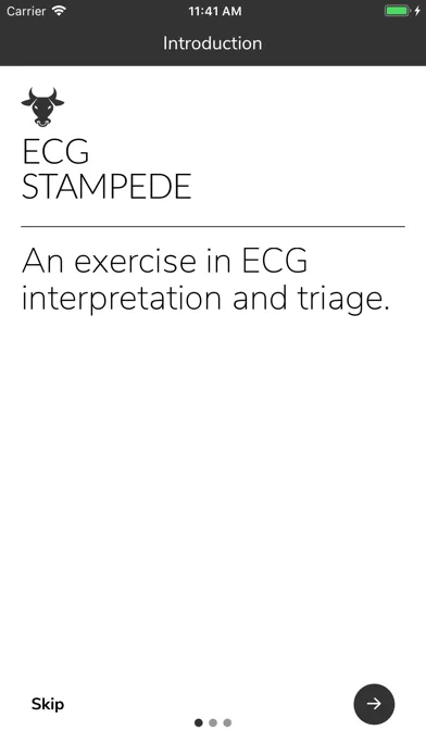 Zrzuty ekranu ECG Stampede