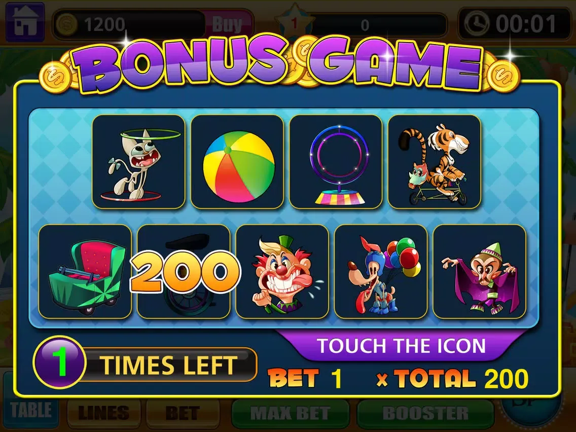 Slots Circus iPad  스크린샷